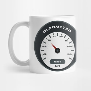 50th birthday oldometer Mug